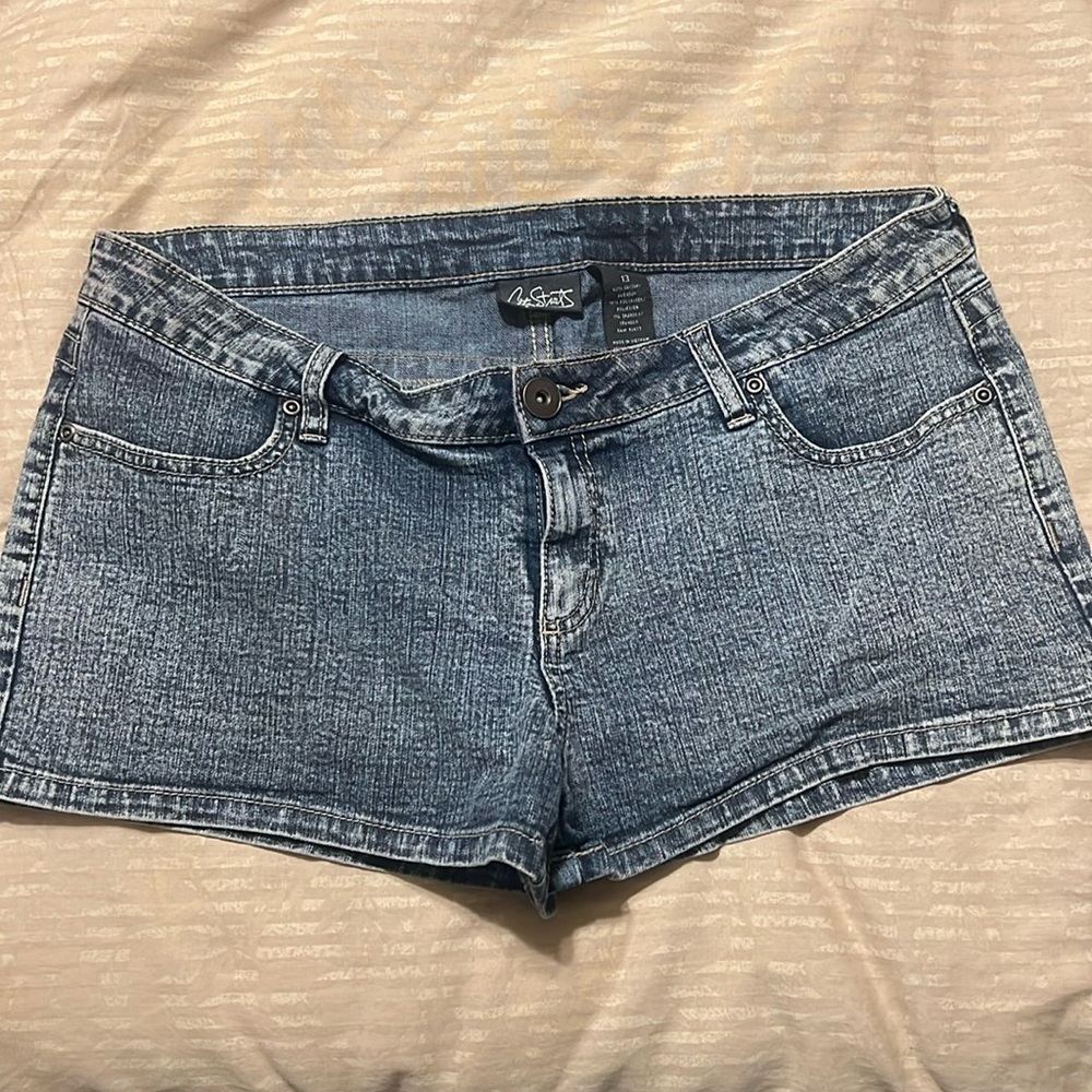 Black denim City Streets size 13 shorts.  Used, like new.